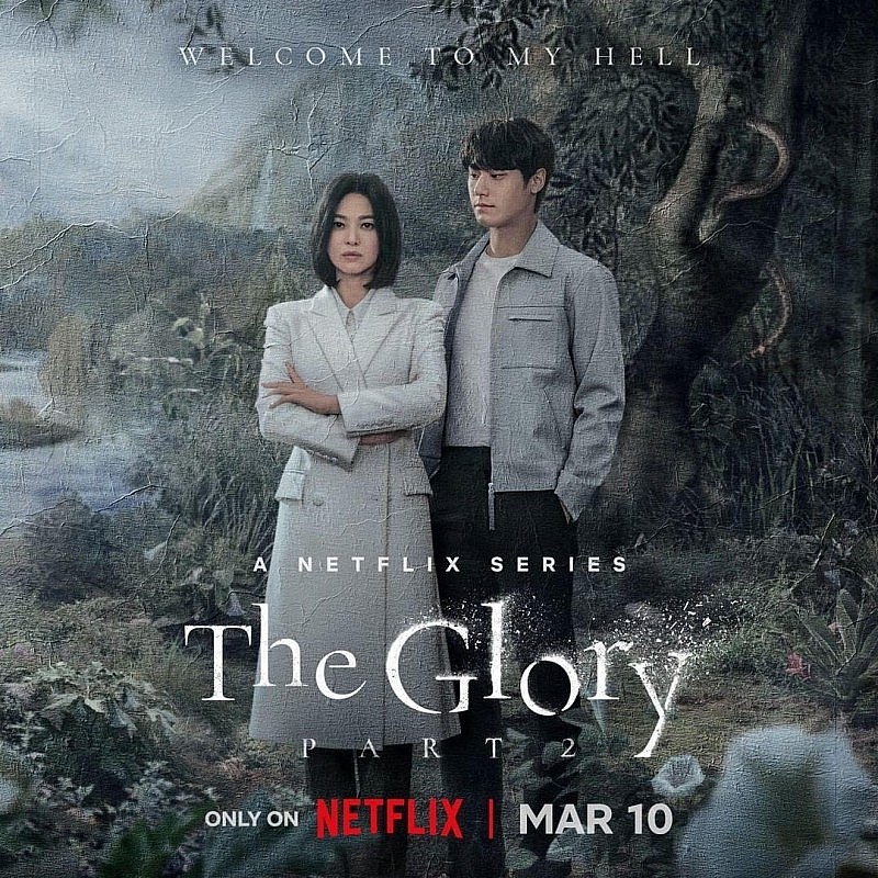 Song Hye Kyo hoá thân vào nhân vật Moon Dong Eun của phim The Glory | Ảnh poster phim