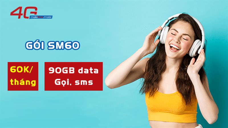 Cách đăng ký gói cước SM60 MobiFone