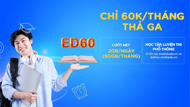 Cách đăng ký gói ED60 MobiFone