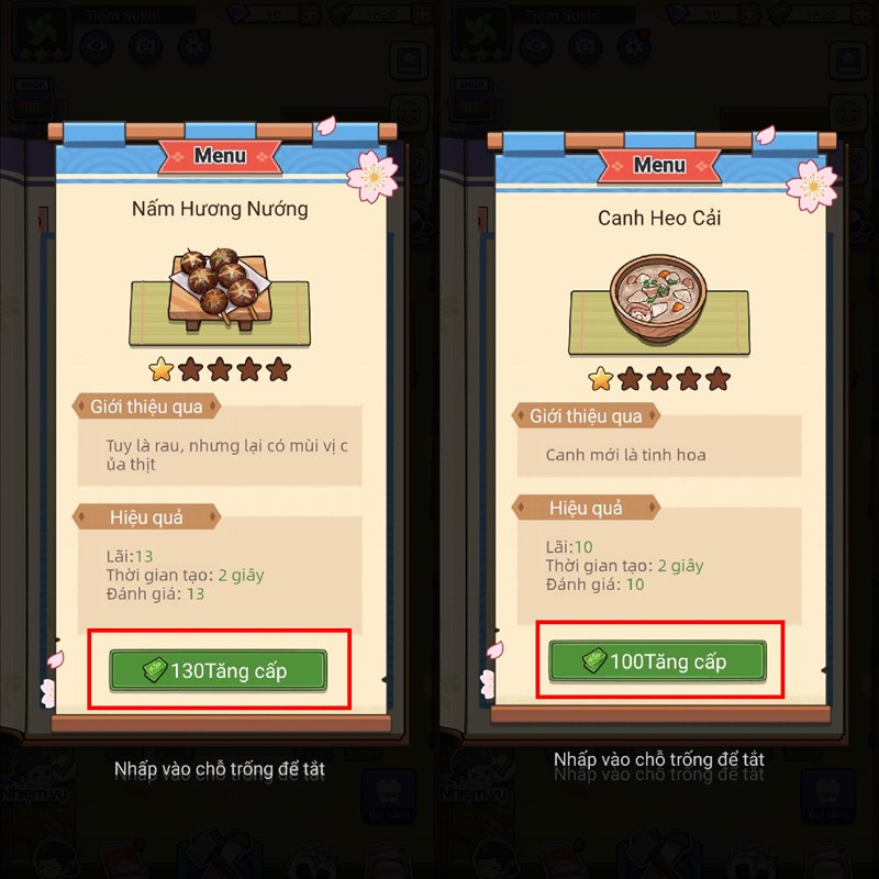 Cách tăng lợi nhuận cho Tiệm Sushi Mơ Ước Cách tăng lợi nhuận cho Tiệm Sushi Mơ Ước