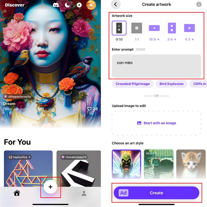 Cách tạo ảnh bằng AI trên iPhone Cách tạo ảnh bằng AI trên iPhone