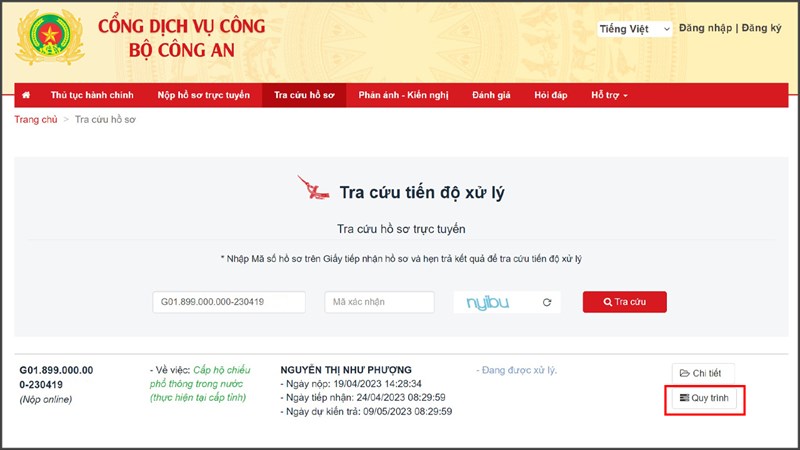 Cách tra cứu tình trạng hộ chiếu Cách tra cứu tình trạng hộ chiếu