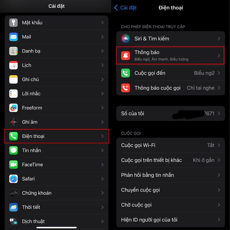 iPhone không hiện thông báo cuộc gọi nhỡ