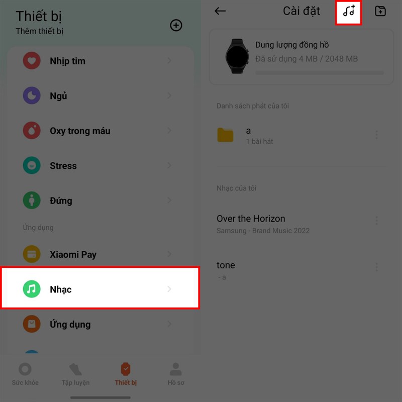 Cách thêm nhạc vào Xiaomi Watch S1 Pro