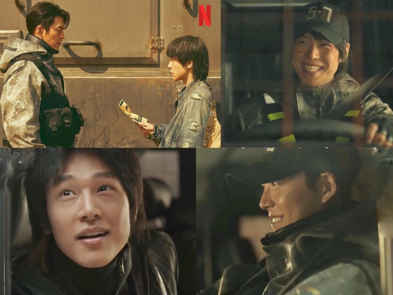 Nhân vật Sa Wol được 5-8 giúp sức để trở thành tài xế giao hàng| Ảnh từ phim