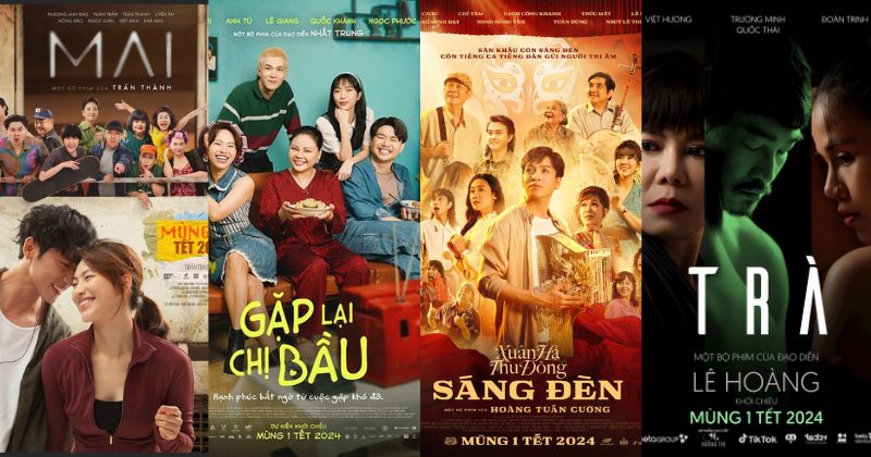 Phim Tết Việt 2024: Mai, Gặp Lại Chị Bầu, Sáng Đèn và Trà
