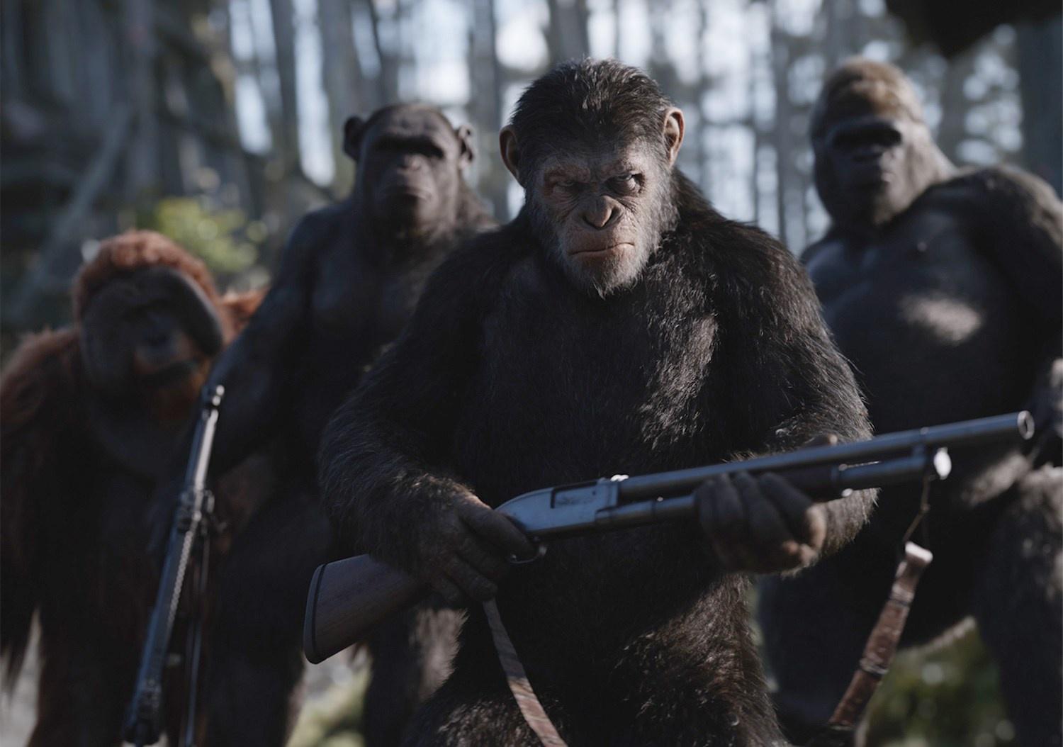Chiến tranh giữa hai giống loài diễn ra trong War for the Planet of the Apes